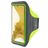 Mobiparts Comfort Fit Telefoonhouder Hardlopen Samsung Galaxy S22 Sport Hoesje Neopreen Sportarmband - Neon Green