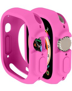 Mobigear Colors Apple Watch Ultra - 49 mm Hardcase Hoesje - Magenta