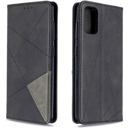 Mobigear Rhombus Slim Samsung Galaxy A41 Hoesje Bookcase - Zwart