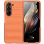 Mobigear Bumpy Samsung Galaxy Z Fold 5 Hoesje Flexibel TPU Backcover - Oranje