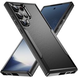 Mobigear Heavy Armor Samsung Galaxy S24 Ultra Hoesje Hardcase Backcover Shockproof - Zwart