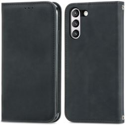 Mobigear Retro Slim Samsung Galaxy S21 FE Hoesje Bookcase Portemonnee - Zwart