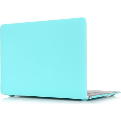Mobigear Matte MacBook 12 Inch (2015-2017) Hoes Hardshell Laptopcover MacBook Case - Turquoise - Model A1534