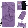 Mobigear Butterfly Samsung Galaxy A71 Hoesje Bookcase Portemonnee - Paars