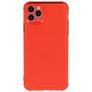 Mobigear Cushion iPhone 12 Pro Max Hoesje Flexibel TPU Backcover Shockproof - Rood