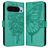 Mobigear Butterfly Google Pixel 9 Pro XL Hoesje Bookcase Portemonnee - Groen