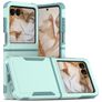 Mobigear Heavy Armor Motorola Razr 50 Hoesje Hardcase Backcover Shockproof - Groen