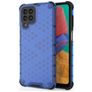 Mobigear Honeycomb Samsung Galaxy M33 Hoesje Hardcase Backcover Shockproof - Blauw