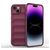 Mobigear Bumpy iPhone 15 Plus Hoesje Flexibel TPU Backcover - Bordeaux Rood