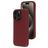 Mobiparts iPhone 15 Pro Siliconen Hoesje Backcover - Plum Red