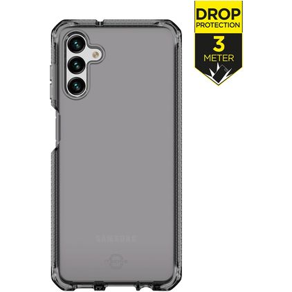 ITSkins SpectrumClear Samsung Galaxy A04s Hoesje Flexibel TPU Backcover Shockproof - Smoke