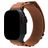 Mobilize Alpine Nylon Apple Watch Bandje Gespsluiting - 42/41/40/38 mm - Terracotta