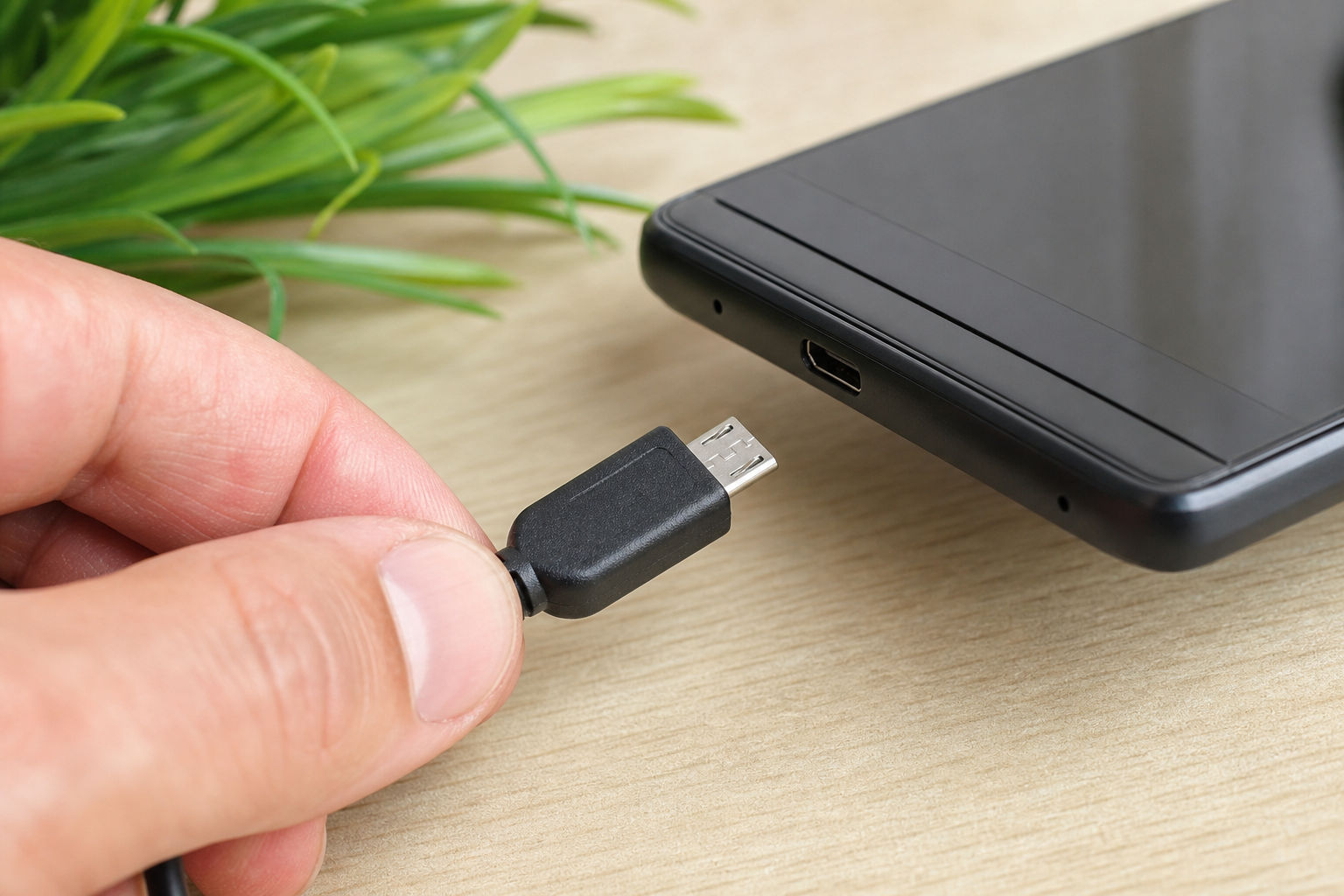 Micro-USB aansluiting