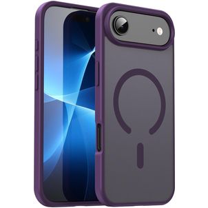 Mobigear Shockproof iPhone Air MagSafe Hoesje Hardcase Backcover - Crystal Purple
