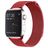 Mobigear Loop Milanese Apple Watch Bandje Magneetsluiting - 49/46/45/44 mm - Rood