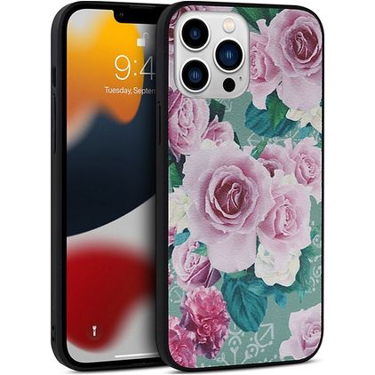 Mobigear Flowers iPhone 14 Plus Hoesje Hardcase Backcover - Model 1