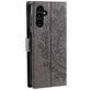 Mobigear Mandala Samsung Galaxy S25 FE Hoesje Bookcase Portemonnee - Grijs
