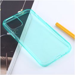Mobigear Colors iPhone 11 Pro Max Hoesje Flexibel TPU Backcover - Turquoise