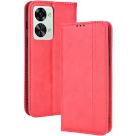 Mobigear Sensation OnePlus Nord 2T 5G Hoesje Bookcase Portemonnee - Rood