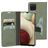Mobiparts Classic Wallet Samsung Galaxy A12 Hoesje Bookcase Portemonnee - Stone Green