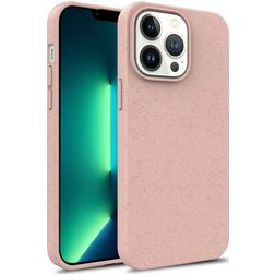 Mobigear Bio iPhone 15 Hoesje Eco Friendly Backcover - Roze