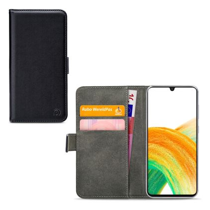 Mobilize Classic Gelly Wallet Samsung Galaxy A33 Hoesje Bookcase Portemonnee - Zwart