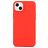 Mobigear Colors iPhone 14 Hoesje Flexibel TPU Backcover - Rood