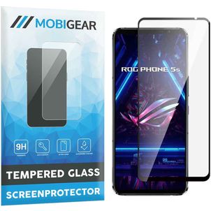 Mobigear Premium ASUS ROG Phone 5s Glazen Screenprotector - Case Friendly - Zwart