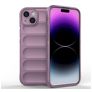 Mobigear Bumpy iPhone 15 Plus Hoesje Flexibel TPU Backcover - Paars