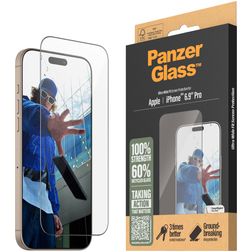 PanzerGlass Ultra-Wide Fit iPhone 16 Pro Max Glazen Screenprotector - Case Friendly