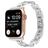 Mobigear Paris Stalen Apple Watch Bandje Vouwsluiting - 49/46/45/44 mm - Zilver