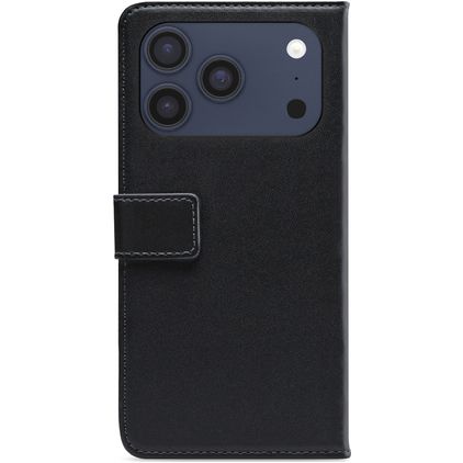 Mobilize Classic Gelly iPhone 17 Pro Max Hoesje Bookcase Portemonnee - Zwart
