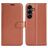 Mobigear Classic Samsung Galaxy S25 FE Hoesje Bookcase Portemonnee - Bruin