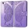 Mobigear Butterfly iPhone 17e Hoesje Bookcase Portemonnee - Paars