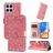 Mobigear Sunflower HONOR X8 Hoesje Bookcase Portemonnee - Magenta