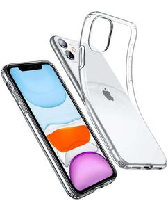 Mobigear Ultra Thin Doorzichtig iPhone 11 Hoesje Flexibel TPU Backcover - Transparant
