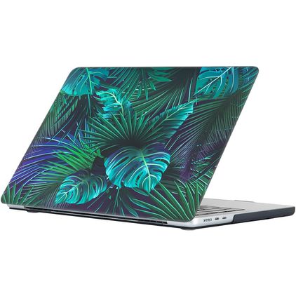 Mobigear Design MacBook Pro 13 Inch (2016-2023) Hoes Hardshell Laptopcover MacBook Case - Palm Leafs - Model A1706 / A1708 / A1989 / A2159 / A2289 / A2251 / A2338