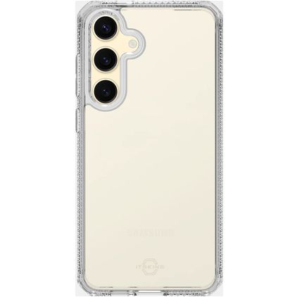 ITSKINS Level 2 SpectrumClear R Doorzichtig Samsung Galaxy S24 FE Hoesje Flexibel TPU Backcover Shockproof - Transparant