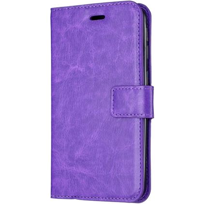 Mobigear Wallet Samsung Galaxy A20e Hoesje Bookcase Portemonnee - Paars