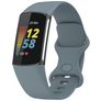 Mobigear Sport Dual Siliconen Fitbit Charge 5 Bandje Druksluiting - Spring Purple