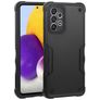 Mobigear Non-slip Armor Samsung Galaxy A73 Hoesje Hardcase Backcover Shockproof - Zwart
