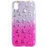 Mobigear Design iPhone XS Max Hoesje Flexibel TPU Backcover - Magenta