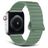 Decoded Traction Loop Siliconen Apple Watch Bandje Magneetsluiting - 42/41/40/38 mm - Sage Leaf