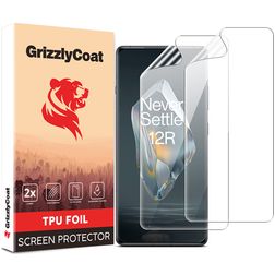 GrizzlyCoat OnePlus 12R Hydrogel TPU Screenprotector - Case Friendly + Installatieframe (2-Pack)
