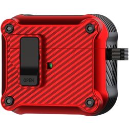 Mobigear Racing Clip Apple AirPods 3 Hardcase Hoesje - Rood