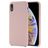 Mobigear Rubber Touch iPhone XR Siliconen Hoesje Backcover - Roségoud