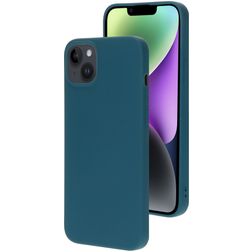 Mobiparts iPhone 14 Plus Siliconen Hoesje Backcover - Blueberry Blue