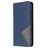 Mobigear Rhombus Slim Nokia 1.3 Hoesje Bookcase - Blauw