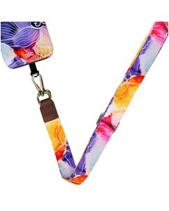 MIO Lanyard Universeel Telefoonkoord Verstelbaar - Flowers
