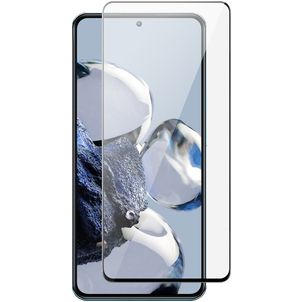 Mobigear Premium Xiaomi 12T Pro Glazen Screenprotector - Case Friendly - Zwart